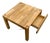 Danish Pine Square Coffee Table W/ Drawer Manner of Jens Lyngsoe, 1970's For Sale