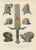 After Rivaud, Medieval Helmets and a German Sword, 1851, Chromolithograph For Sale - Image 9 of 9