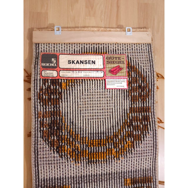 Wool Wall Rug Tapestry by Reichel Skansen, Germany, 1970s For Sale - Image 6 of 7