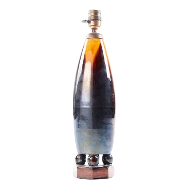 1920s Michael Andersen Scandinavian Table Lamp For Sale