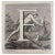 Antiquities of herculaneum - letter of the alphabet e, from the series "antiquities of herculaneum", is an etching on...