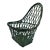 Vintage Green Basket For Sale