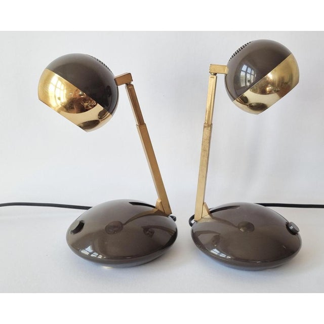 Mid-Century Telescope Table Lamps from Eichhoff Werke, Germany, 1979, Set of 2 For Sale - Image 12 of 18