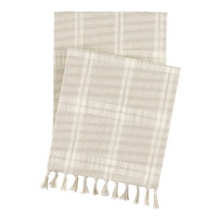 Marie Flanigan for Pine Cone Hill Lorfield Plaster Throw For Sale