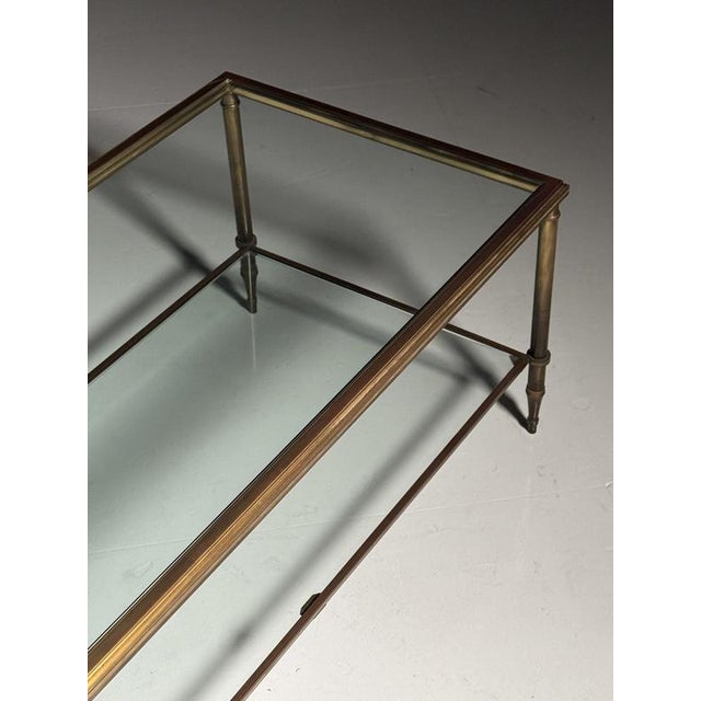 Mid-Century Glass Coffee Table For Sale - Image 10 of 18