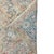 Persian Antique Meset Rug – Faded Ivory With Blue & Red Floral Motifs For Sale - Image 3 of 5