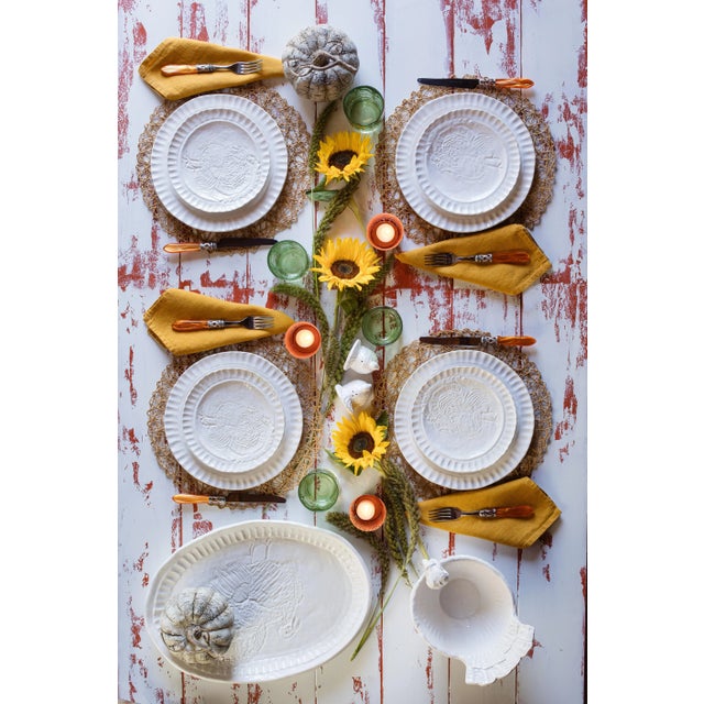 The charming Pietra Tacchino collection is a quintessential and elegant way to bring fall festivity to your table and...