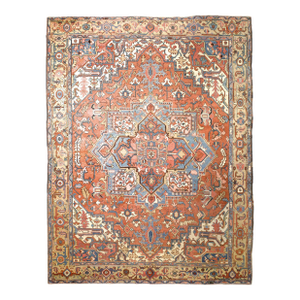 Antique Persian Serapi Rug 9’4” X 12’4”
