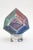 This Victor Vasarely fantastic vintage acrylic op art wave sculpture has 4 different sides of graphic design and color. It...