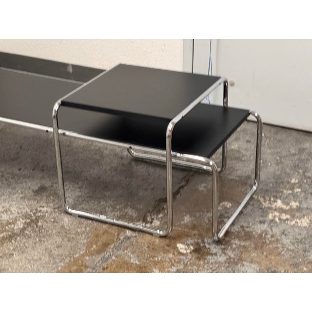 Knoll Marcel Breuer for Knoll Lacio Side Tables, Set For Sale - Image 4 of 12
