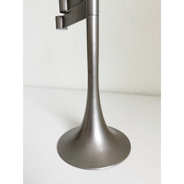 Metal 1970s Habitat French Modernist Candelabra, Attributed For Sale - Image 7 of 8