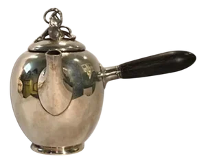 Early 20th Century New York Sterling Silver Chocolate Pot, 1930