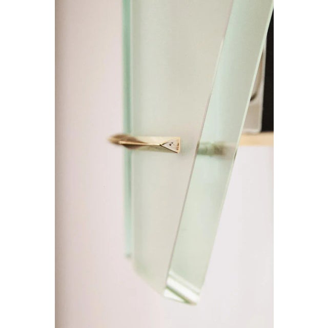 Metal Italian 1937 Sconce by Max Ingrand for Fontana Arte, 1958 For Sale - Image 7 of 11