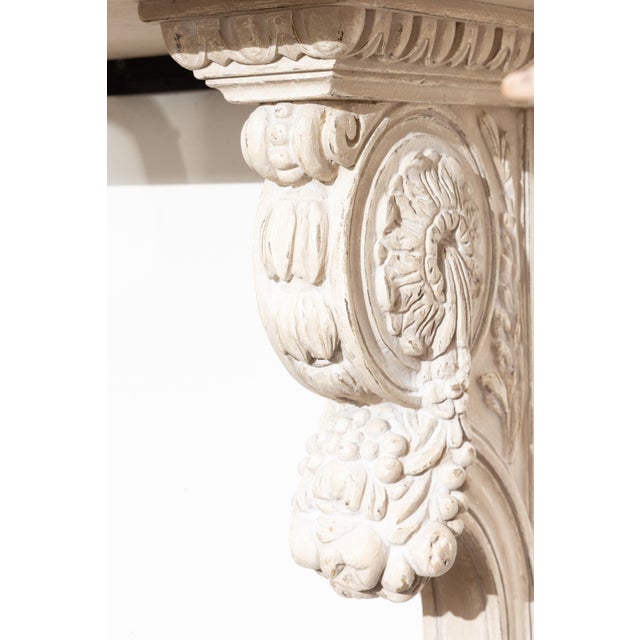 Wood Custom Hanging Mirror Top Wall Brackets / Consoles (Sold Individually) For Sale - Image 7 of 8