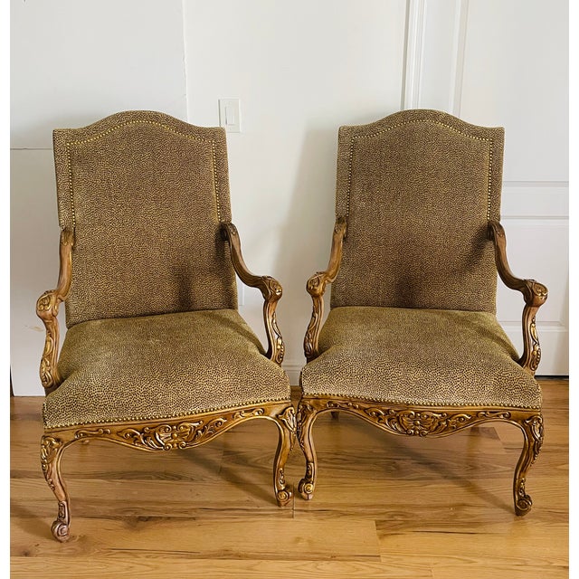 Textile 1960s Impressive Pair of Faterstuhl Armchairs in Cheatah Velvet For Sale - Image 7 of 9