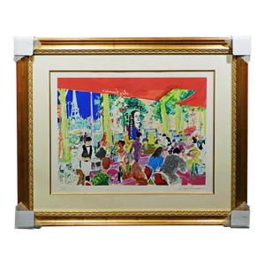 LeRoy Neiman "Chez Francis" Custom Framed Café Europe Hand Signed 239/275 Print