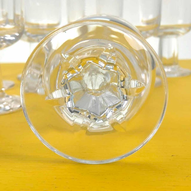Vintage Crystal Gala Glasses from Spiegelau, Set of 9 For Sale - Image 5 of 8