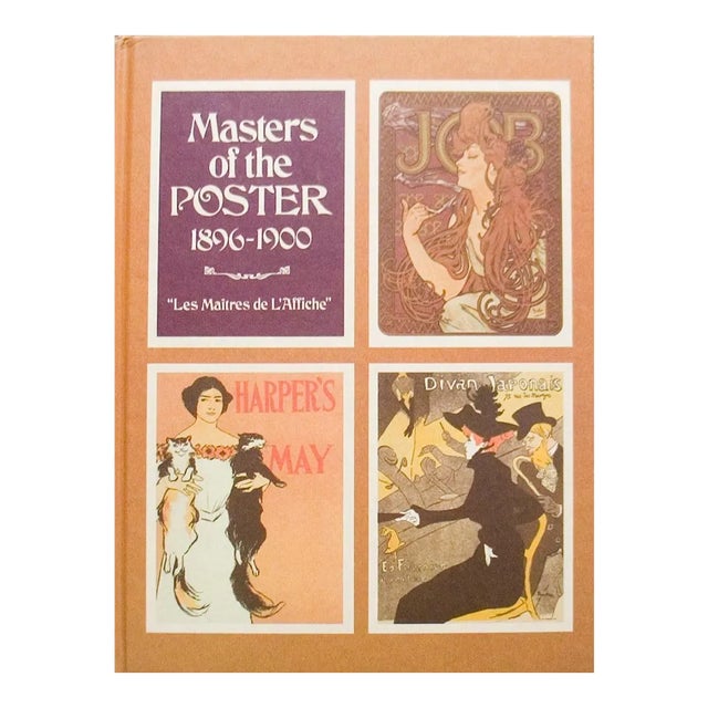 1977 Jack Rennert 'Masters of the Poster 1896-1900' Brown Book For Sale