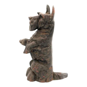 Early-Mid 20th Century English Scottie Dog Cast Iron Doorstop