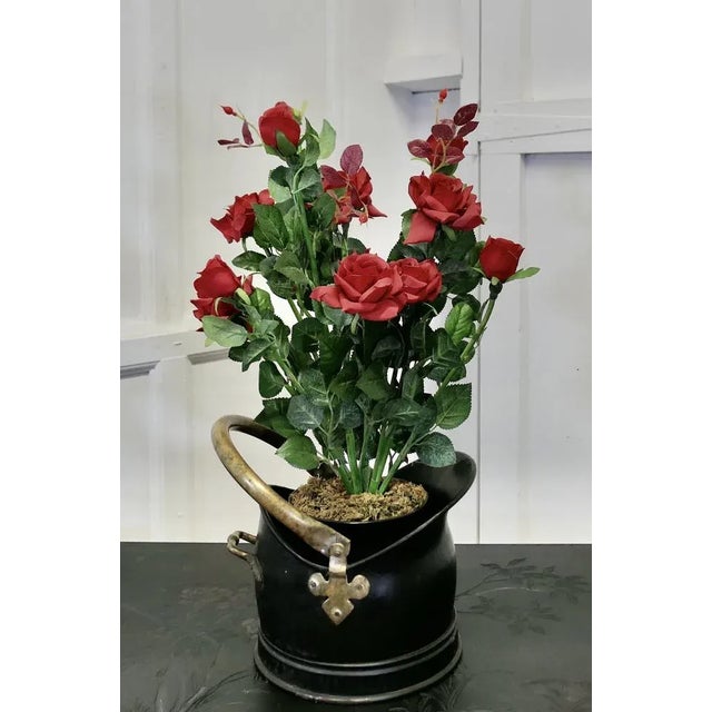 1950s Helmet Coal Scuttle Planter, 1950s For Sale - Image 5 of 7