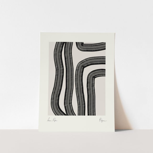Contemporary Contemporary Abstract Lines Giclee Print For Sale - Image 3 of 4