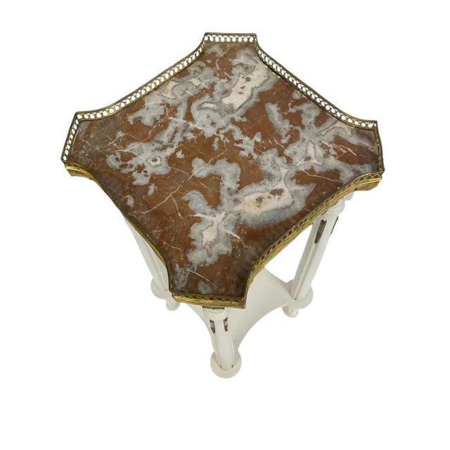 French Belle Epoque Painted Pedestal Stand, 1880 For Sale - Image 5 of 5