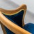Blue Armchair in Wood and Blue Velvet, 1950s For Sale - Image 8 of 13