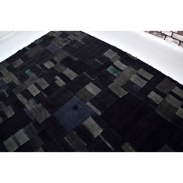 1950s Black Home Living Anatolian Carpet For Sale In Phoenix - Image 6 of 10