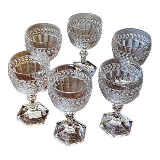 Villeroy and Boch Miss Desiree Water Goblets 6 Available For Sale