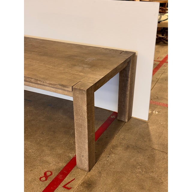 Rustic Nils Verhoeven for Restoration Hardware Parsons Dining Table For Sale - Image 3 of 10