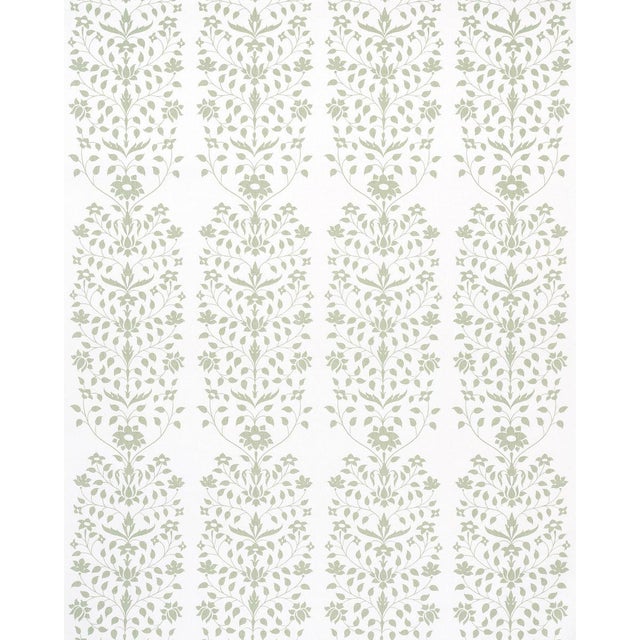 A wonderfully simple stylized floral with a large-scale stripe effect, Jaipur Mughal Flower fabric was created by Marie-...