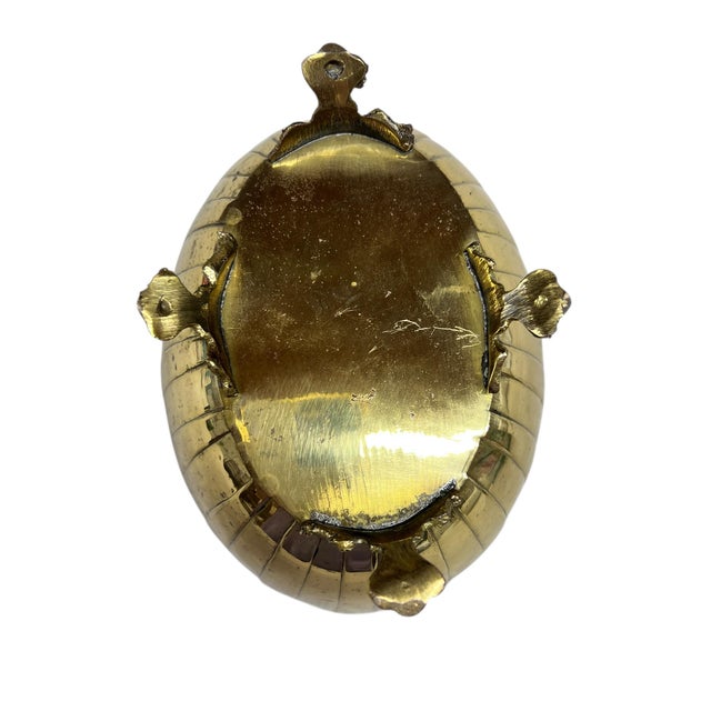 Vintage Scalloped Edge Claw Foot Cachepot For Sale - Image 4 of 4