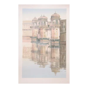 Pavillions of Pushkar India, Graham Bannister Lithograph, Signed and Numbered in Pencil