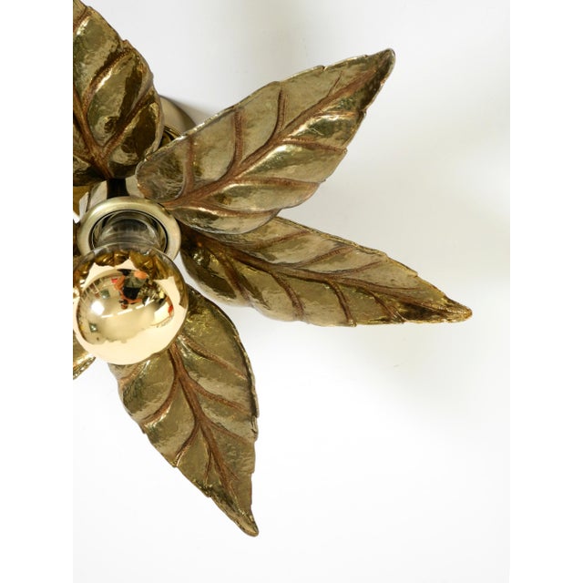 Brass Flush Mount Lamp by Willy Daro, 1970s For Sale - Image 15 of 18