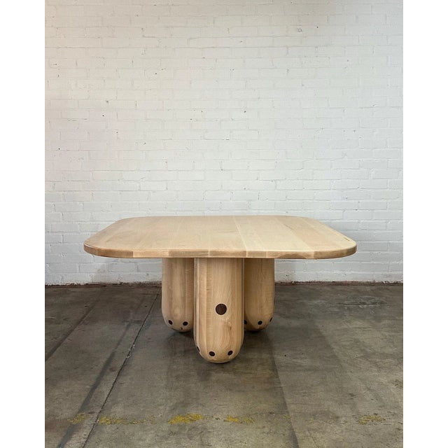Dug Trio Table in Maple For Sale - Image 11 of 11