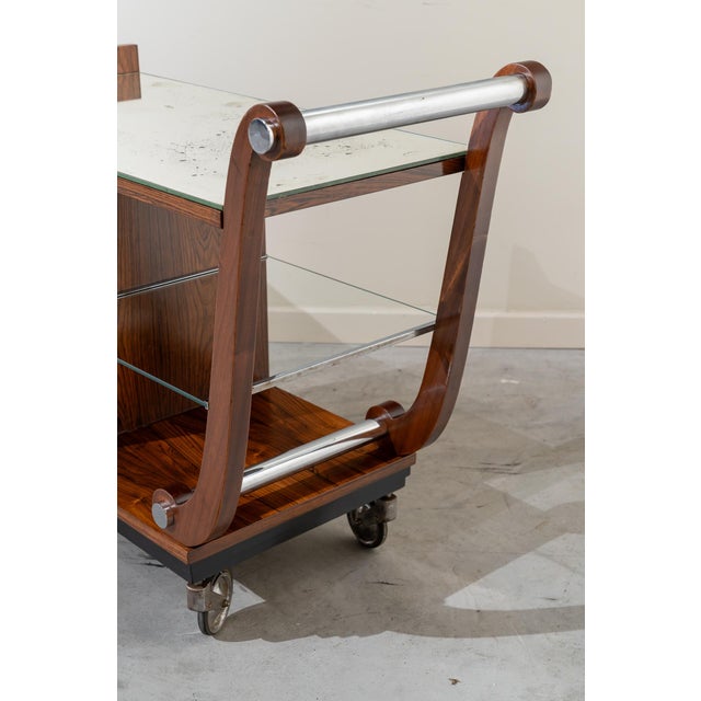 French Art Deco Bar Trolley, 1920s For Sale - Image 12 of 14