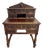 Antique Victorian Carved Oak Writing Desk, 1880s For Sale