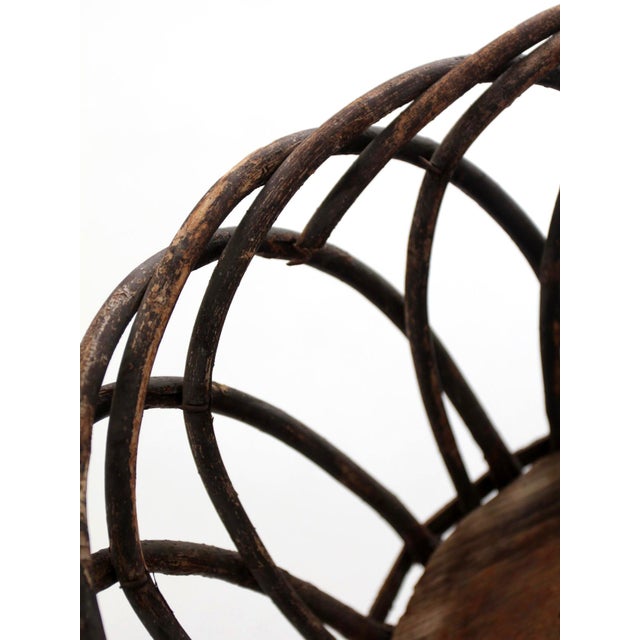 Wood Antique Adirondack Twig Plant Stand For Sale - Image 7 of 18