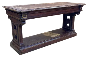 Console Table in Painted Wood