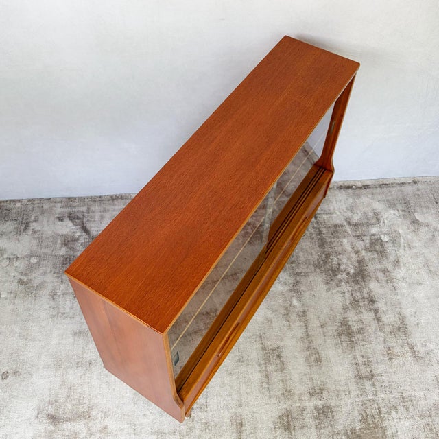 Brown Mid-Century Teak Glazed Display Cabinet from Jentique, 1960s For Sale - Image 8 of 12