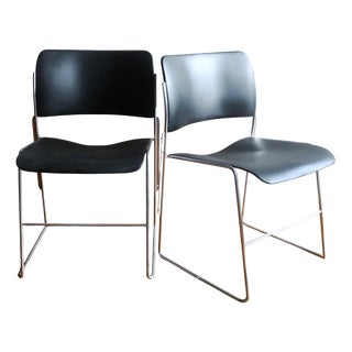 Model GF40/4 Chairs from David Rowland, 1970s, Set of 2 For Sale