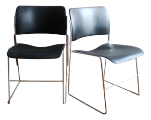 Model GF40/4 Chairs from David Rowland, 1970s, Set of 2