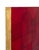 2020s Contemporary Geometric Abstract Square Oil Painting Monochromatic–Red Gold Leaf Edges by Stephen Cimini For Sale - Image 5 of 7