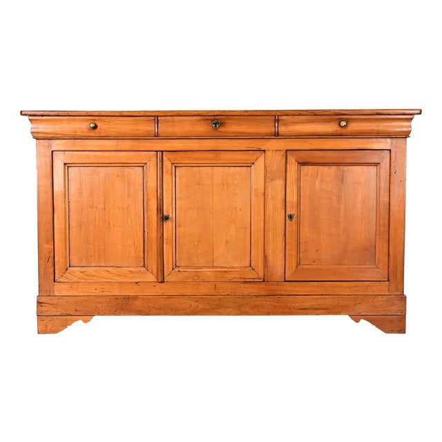 French 19th Century Louis Philippe Fruitwood Enfilade For Sale