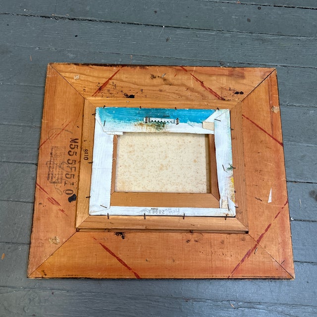 1970’s Original Modernist Teapot & Plant Still Life Painting For Sale - Image 4 of 4