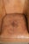 Sheepskin Club Armchair Light Cognac with Decorative Nails For Sale - Image 6 of 14