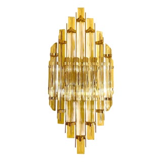 Murano Glass Wall Light from Venini, Italy, 1980s For Sale