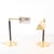 1980s Mid-Century Brass and Wood Lamp, 1980s For Sale - Image 5 of 11
