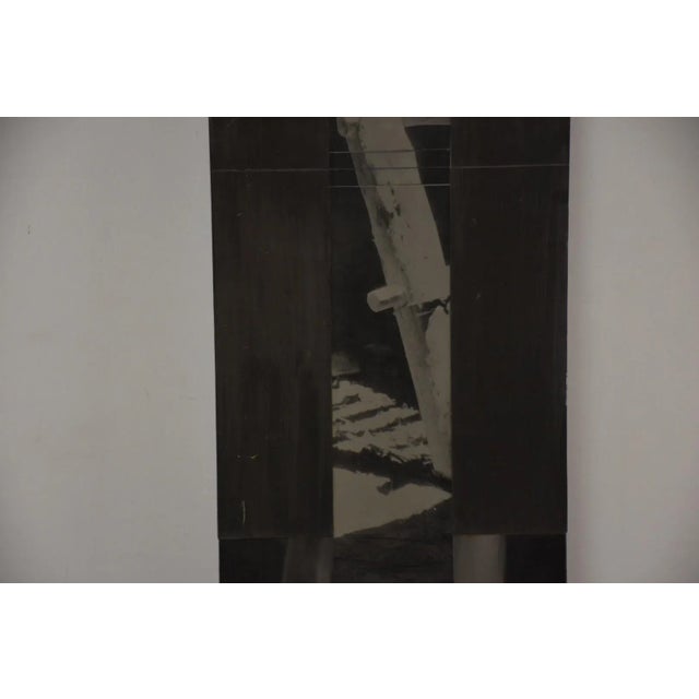 1980s 1990s Mixed Media Grey Modern Art For Sale - Image 5 of 11