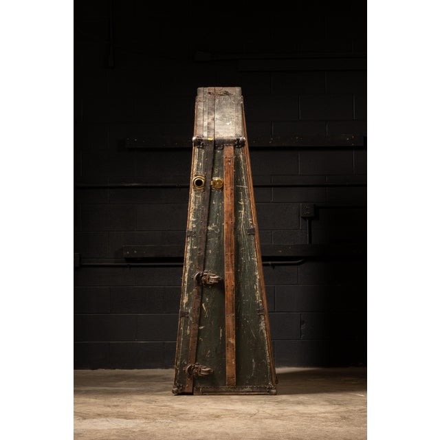 Traditional Antique Wurlitzer Pedal Harp Case For Sale - Image 3 of 9
